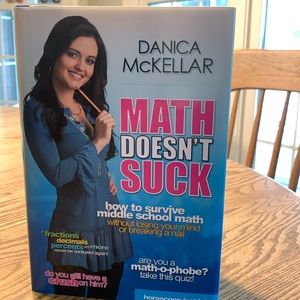 “Math Doesn’t Suck” Hardback Book - Assist Middle & Jr High School Students!